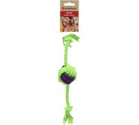 Flamingo Giocattolo GROPA Corda da Tirare + Palla in Gomma Verde/Viola S