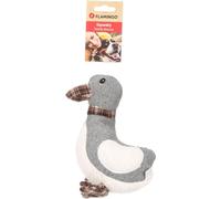 Flamingo Giocattolo per Cani a Forma di Anatra Britta, Grigio, con Squeaker, Ideale per Labrador, Schnauzer, Barboncino e Chihuahua