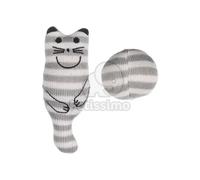 Flamingo giocattolo per gatti - gatto grigio 1 pz
