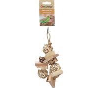 Flamingo Giocattolo per PARROCCHETTI Fem Marrone 25CM