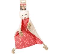 Flamingo giochi per cani - coperta croccante Lief rossa - peluche con effetto frusciante - gioco per cani - 45x37x7,5cm