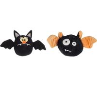 Flamingo Giochi per Cani - Halloween Cova Pipistrello Nero - Peluche Morbido - con Squeaker - Diverse Varianti - per Maggiore Divertimento - Nero