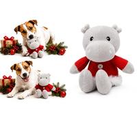 Flamingo Giochi per cani - Natale Chaya - Peluche morbido - Con squeaker - Diverse varianti - Per maggiore divertimento - 12 x 8 x 20 cm solo pezzo