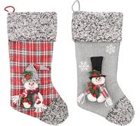 Flamingo Giochi per Gatti - di Natale - Westley Calza Natalizia assortita - 45 cm - Giocattolo in Tessuto con Campanellino - Riempibile con Snack o Giochi