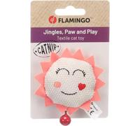 Flamingo giochi per gatti - Lovu - Sole - beige - con campanellino - con catnip - morbido e divertente