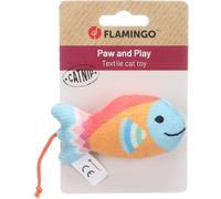 Flamingo giochi per gatti - Nitz - Pesce - arancione - con catnip - piccolo e maneggevole - divertimento naturale