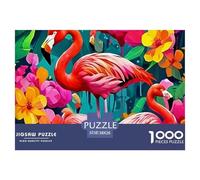 Flamingo, Gioco Di Puzzle Da 1000 Pezzi, Attività Conviviale Per La Famiglia, Regalo O Souvenir, Adatto Dai 10 Anni, 38x26cm/1000pcs