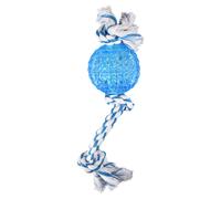 Flamingo Gioco per Cane Denta Toy Corda Con Tpr Palla, 36 CM, Gioco con Suono