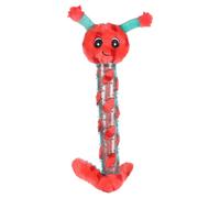 Flamingo Gioco per Cane Miep Bruco Rosso 16x6,5x38cm Con Squeaker per Cani