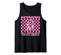 Flamingo Girl Coquette Bow Sistermingo Come Una Sorella Normale Canotta