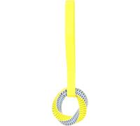 Flamingo Glowa Toy for Dog Tug Rope Ring Blue/Yellow L - 50 x 15 x 4 cm - Glows in The Dark - with Handle