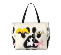 Flamingo Grande Beach Tote Bag Donne Impermeabile Sandproof Zipper Beach Tote Bag Per Piscina Palestra Drogheria Viaggi Con Bagnato