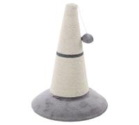 Flamingo Grattatoio Elmo, 45 Cm, Bianco, Con Corda Di Juta E Palla Da Gioco