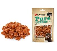 Flamingo HAPKI Pure MORCEAUX avec DINDE ET RIZ 85G
