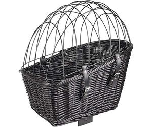 Flamingo Hondenfietsmand Achterop Canna Zwart 55 x 35 x 51.5 cm Black