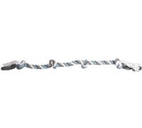 Flamingo JCHIEN Cotton Jim Bone Tie 4 Knots Blue/White/Grey 115 cm