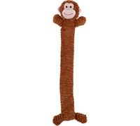 FLAMINGO JCHIEN NOWA - Scimmia in peluche con corpo lungo, 85 cm, colore: Marrone