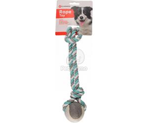 Flamingo Jim Pull Rope - corda con pallina da tennis, menta S
