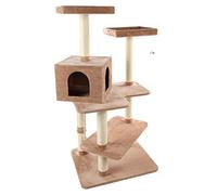 FLAMINGO Kingdom - Raschietto per Gatti, 71 x 60 x 150 cm, Colore: Beige