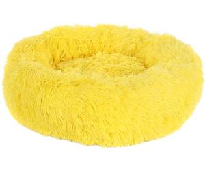 Flamingo Krems Dog Cat Bed Round Yellow 50 x 50 x 16 cm Super Soft