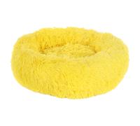 Flamingo Letto Cane Krems Rotondo Giallo Lavabile 30°C Anti Scivolo Peluche