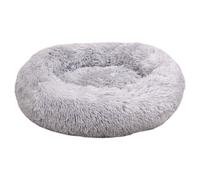 Flamingo Letto Cane Krems Rotondo Grigio Chiaro Lavabile 30°C per Cani Comodo