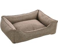 FLAMINGO Letto Gini per cane gatto - Cesto per cane gatto - 80 x 67 x 22 cm - Lavabile - Fondo antiscivolo - Fodera rimovibile per letto morbido e confortevole