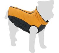 Flamingo Limo Yellow Dog Winter Coat - Yellow - 50 cm - Washable - Splash Resistant - Quilted And Finished with Fleece Inside - A:50cm B:44cm C:68cm