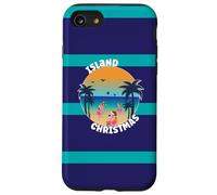 Flamingo L'inverno più meraviglioso - Natale tropicale dell'isola Custodia per iPhone SE (2020) / 7/8