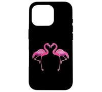 Flamingo Love Heart Vintage San Valentino Flamingo Lover Custodia per iPhone 16 Pro