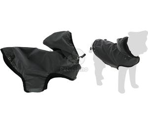 Flamingo Luza cappotto riflettente per cani - grigio A: 50 cm B: 44-48 cm C: 62-68 cm