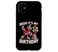 Flamingo Master Builder Blocks Bricks Bruh È il mio compleanno Custodia per iPhone 11