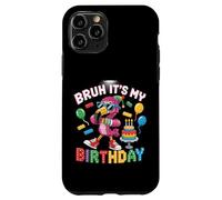 Flamingo Master Builder Blocks Bricks Bruh È il mio compleanno Custodia per iPhone 11 Pro