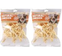 Flamingo Nature Snack Zampe di Pollo Bianco 200GR (Confezione da 2)