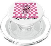 Flamingo Nonna Coquette Bow Naningo Come Una Normale Nana PopSockets PopGrip per MagSafe