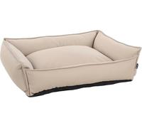 FLAMINGO Odet - Cesto rettangolare beige (80 x 67 x 22 cm) - Pelle di qualità lavabile, comfort ottimale per Labrador, Golden Retriever, Border Collie, Setter Inglese e Pastore Australiano.