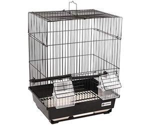 Flamingo Pet Products - Cage per canarini Dolak 1 nero. 29,5 x 22 x 38 cm. per uccelli.-FL-110214