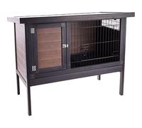 Flamingo Pet Products - Clapier Ramos materiale sintetico marrone per conigli.