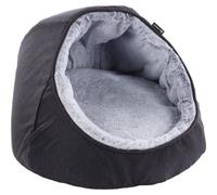 Flamingo Pet Products - Igloo Dorsa Cushion for Cats, Diameter 40 x 36 cm, Black