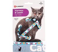 Flamingo Pettorina per Gatti+GUINZAGLIO ARWEN Stampa Topo 20-35CM 10MM