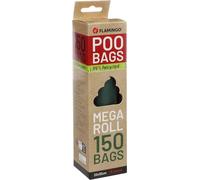 Flamingo Poop Bags Poco - Sacchetti per Escrementi di Cane Verdi, 150 Pezzi, Ecologici & Riciclati, Resistenti e Impermeabili