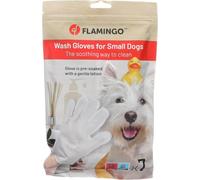 Flamingo Propy Guanto - Panno impregnato per Cani - 7 Pezzi | Pulizia Delicata Senza Acqua