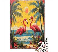 Flamingo Puzzle Da 1000 Pezzi, Architettura Olistica, Esperienza Catartica, Decorazione Parlante 1000pcs (75x50cm)