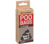 Flamingo Sacchetto per DEIEZIONE Basic BABI Nero 4x15PZ