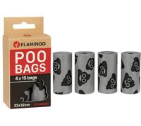 Flamingo Sacchetto per DEIEZIONE Basic LACHA Argento & Nero 4x15PZ