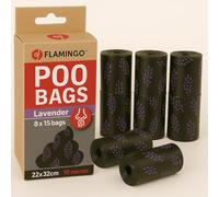 Flamingo Sacchetto per DEIEZIONE Basic SCENTA con Profumo di LAVANDA8x15PZ