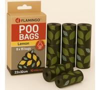 Flamingo Sacchetto per DEIEZIONE Basic SCENTA con Profumo di Limone 8x15PZ