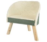 Flamingo Scandi Divano Mobile per Gatti Verde 53x34,5cm Con Nascondigli & Gioco