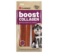 Flamingo Snack per Cani Boost Wurst Con Manzo & Collagene 600 G, Nuovo