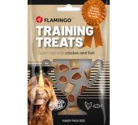 Flamingo Snack per L'ADDESTRAMENTO Rotoli Sushi Pollo & Pesce 60G
